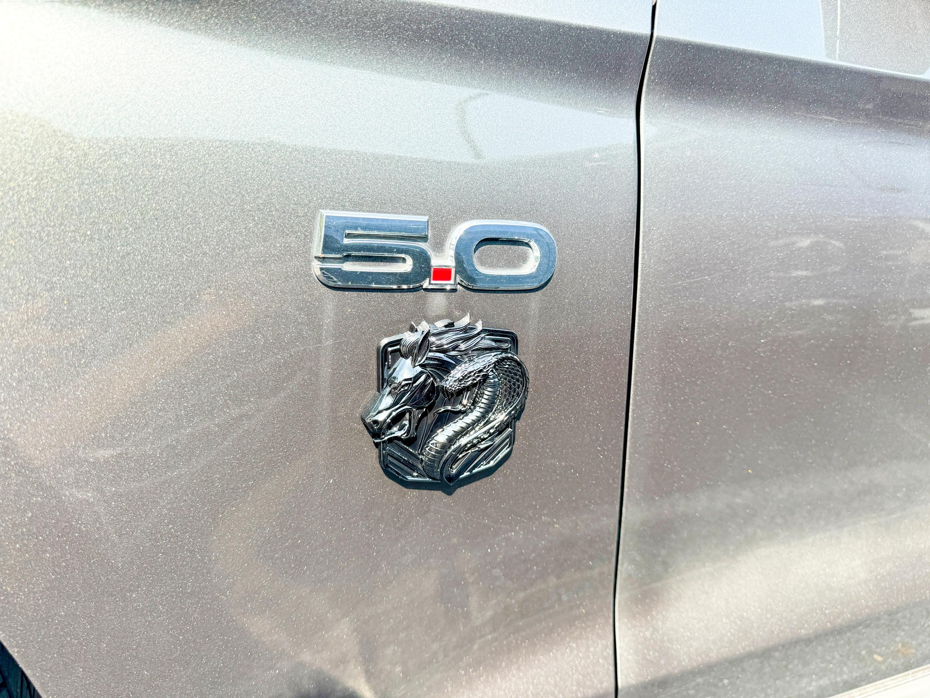 Coyote Emblem – Mustang Accessories for Fender / Door | OEM+ Style, 4"x4" Matte Black