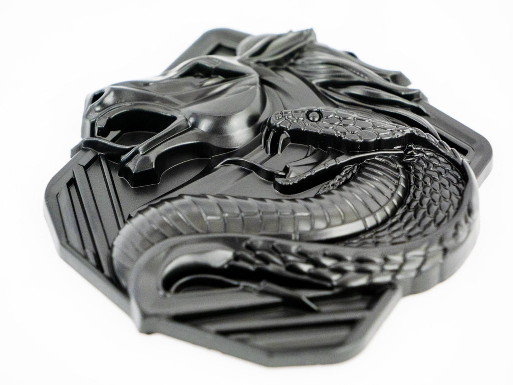 Coyote Emblem – Mustang Accessories for Fender / Door | OEM+ Style, 4"x4" Matte Black