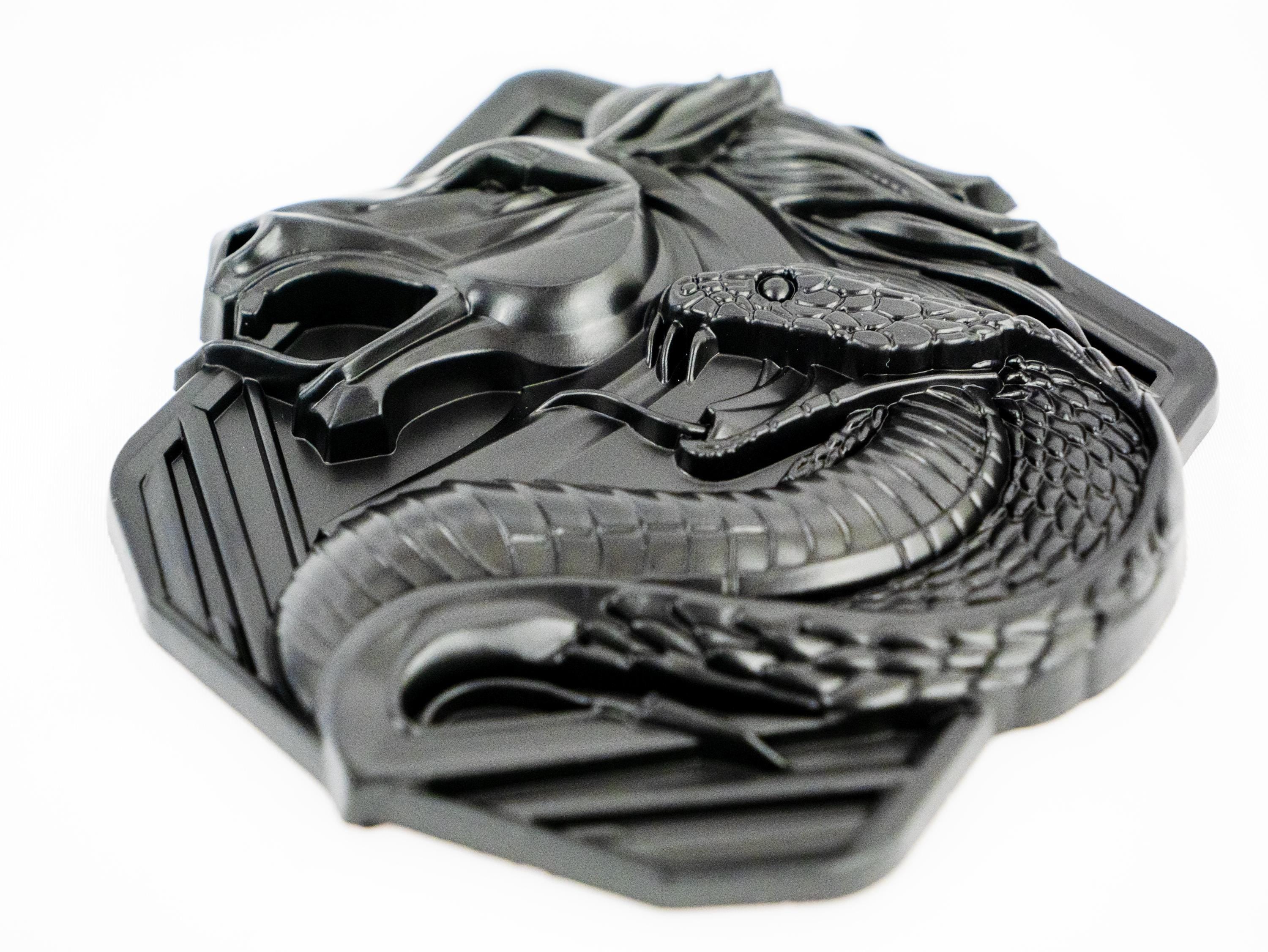 Coyote Emblem – Mustang Accessories for Fender / Door | OEM+ Style, 4"x4" Matte Black