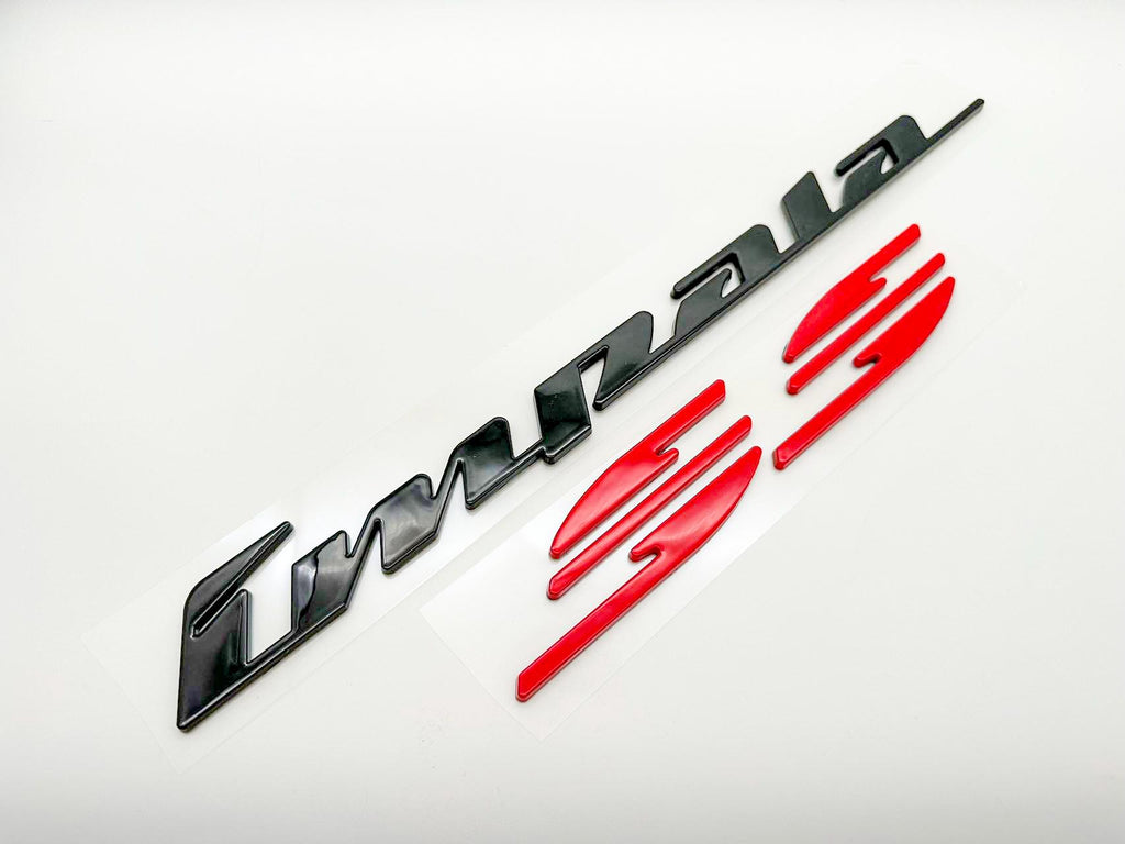 Custom 1/4" Thick Impala SS side Emblem Badge with Adhesive - Size Impala 15.1" L. SS 9.1“ L - ABS Plastic