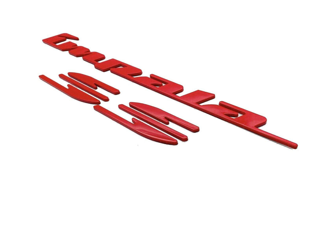 Custom 1/4" Thick Impala SS side Emblem Badge with Adhesive - Size Impala 15.1" L. SS 9.1“ L - ABS Plastic