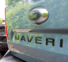 Raised Badges Fits 2022-2025 Ford Maverick Tailgate Letters ABS Plastic Insert Decals - Durable Raised Badge Kit