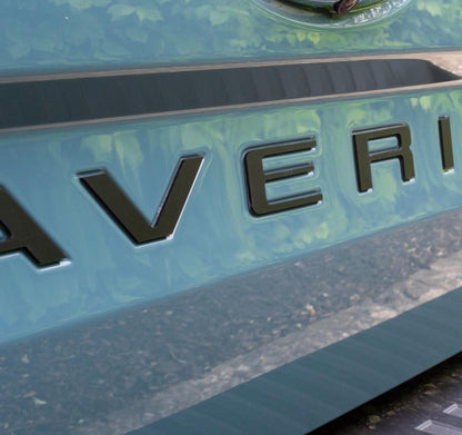 Raised Badges Fits 2022-2025 Ford Maverick Tailgate Letters ABS Plastic Insert Decals - Durable Raised Badge Kit