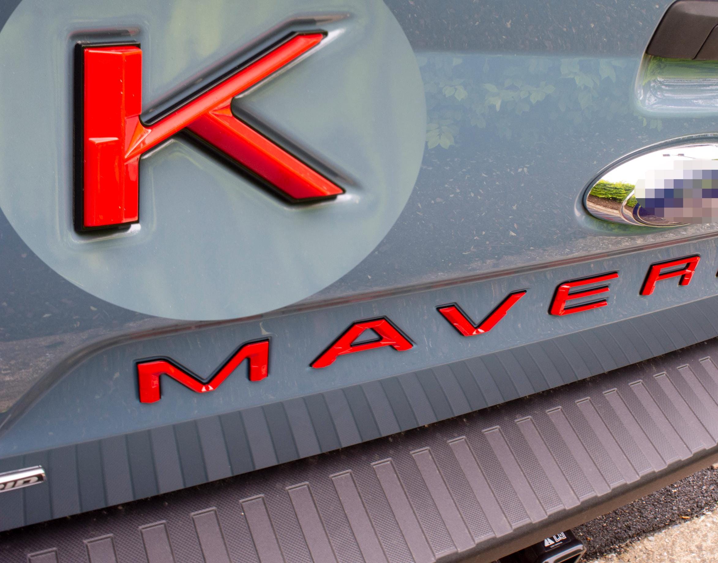 Fits 2022-2025 Ford Maverick Tailgate Letters ABS Plastic Insert Decals - Durable Raised Badge Kit