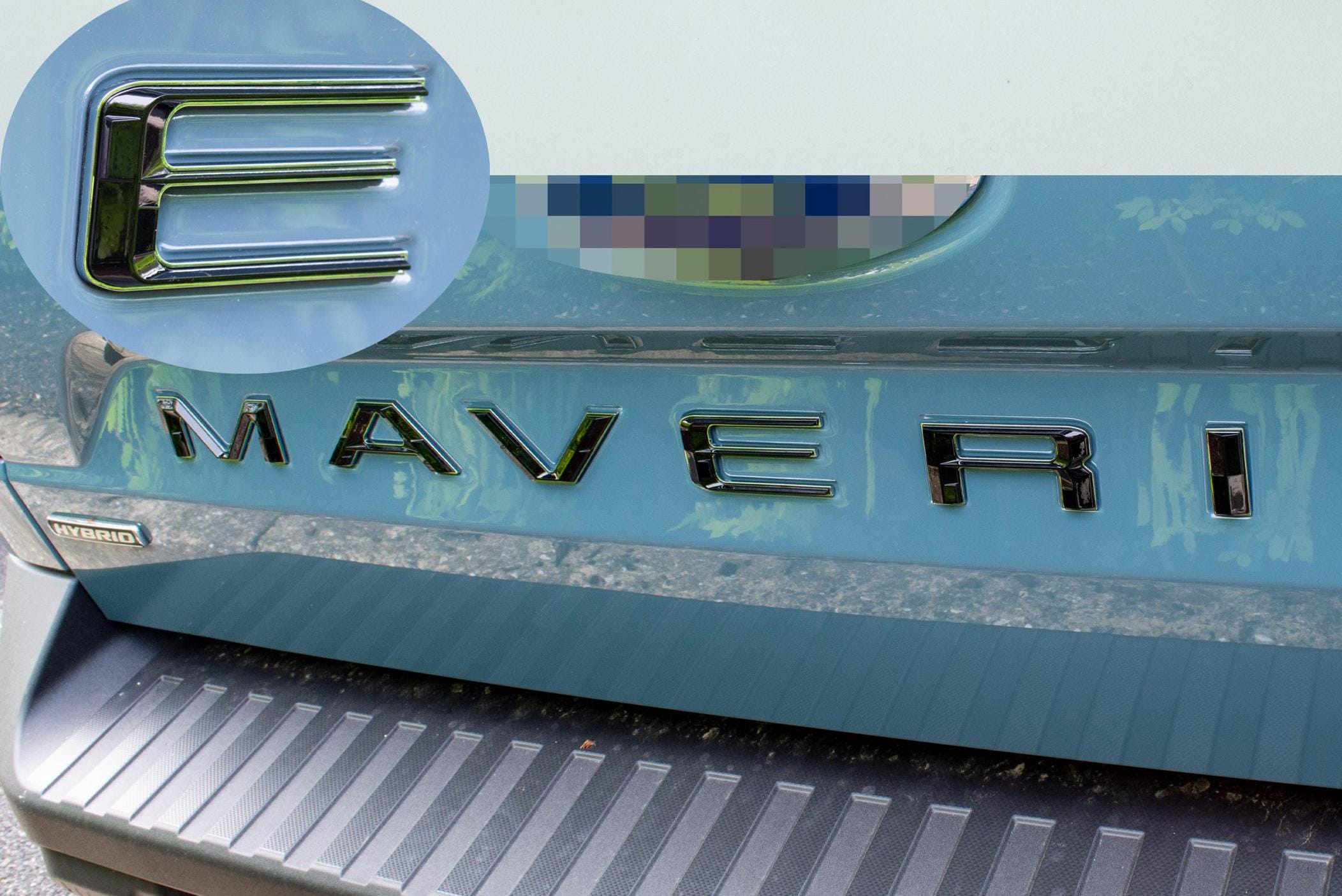 Fits 2022-2025 Ford Maverick Tailgate Letters ABS Plastic Insert Decals - Durable Raised Badge Kit