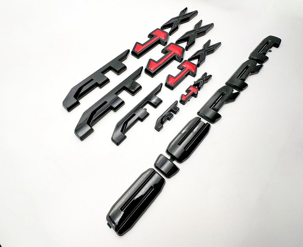 AT4X Overlay  Emblems  Fit 2023-2025 GMC Sierra 1500 AT4X