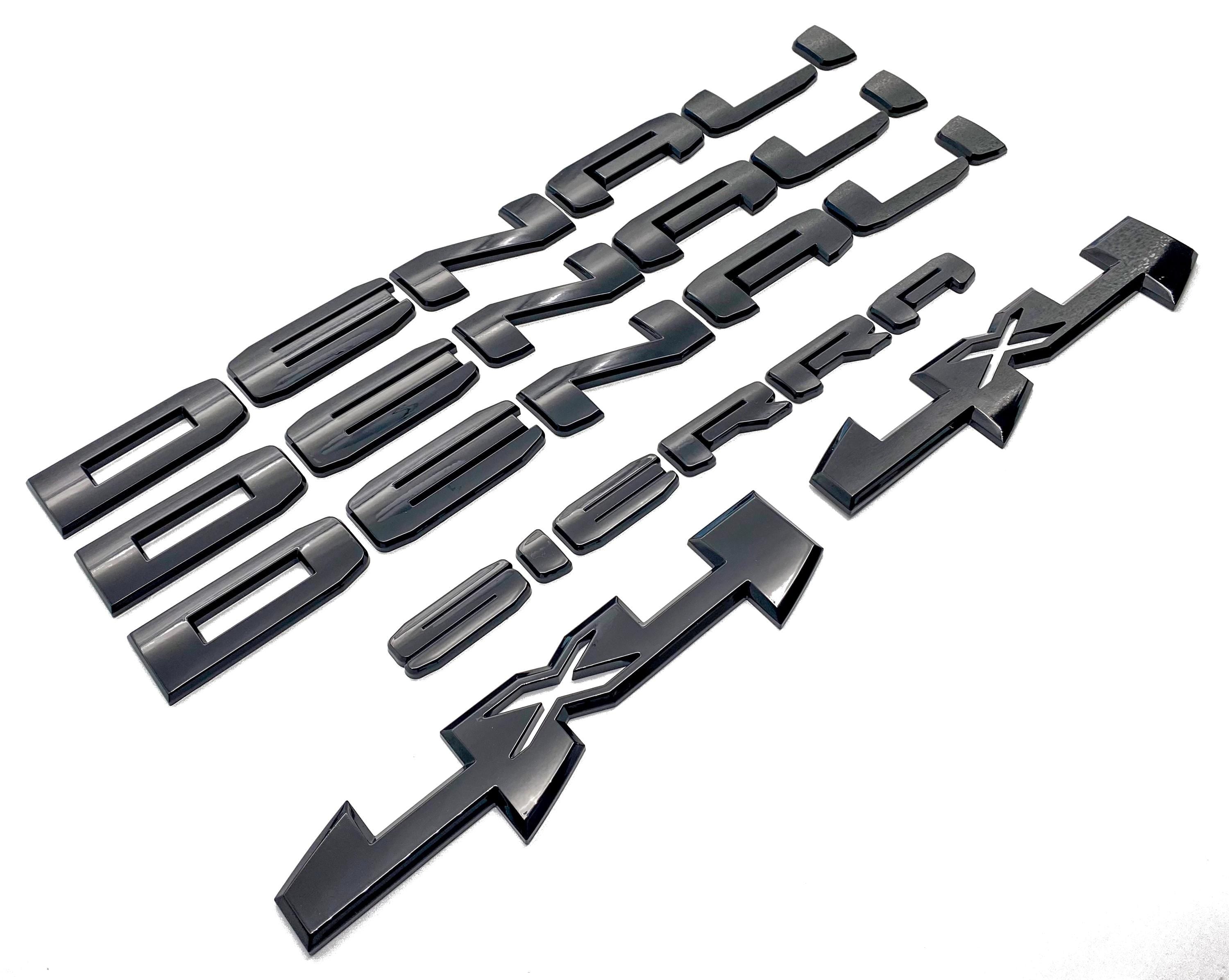 Doors Tailgate Sierra Denali 4x4 overlay Emblems Fits 2019-2025 GMC Sierra 1500 Denali 4X4