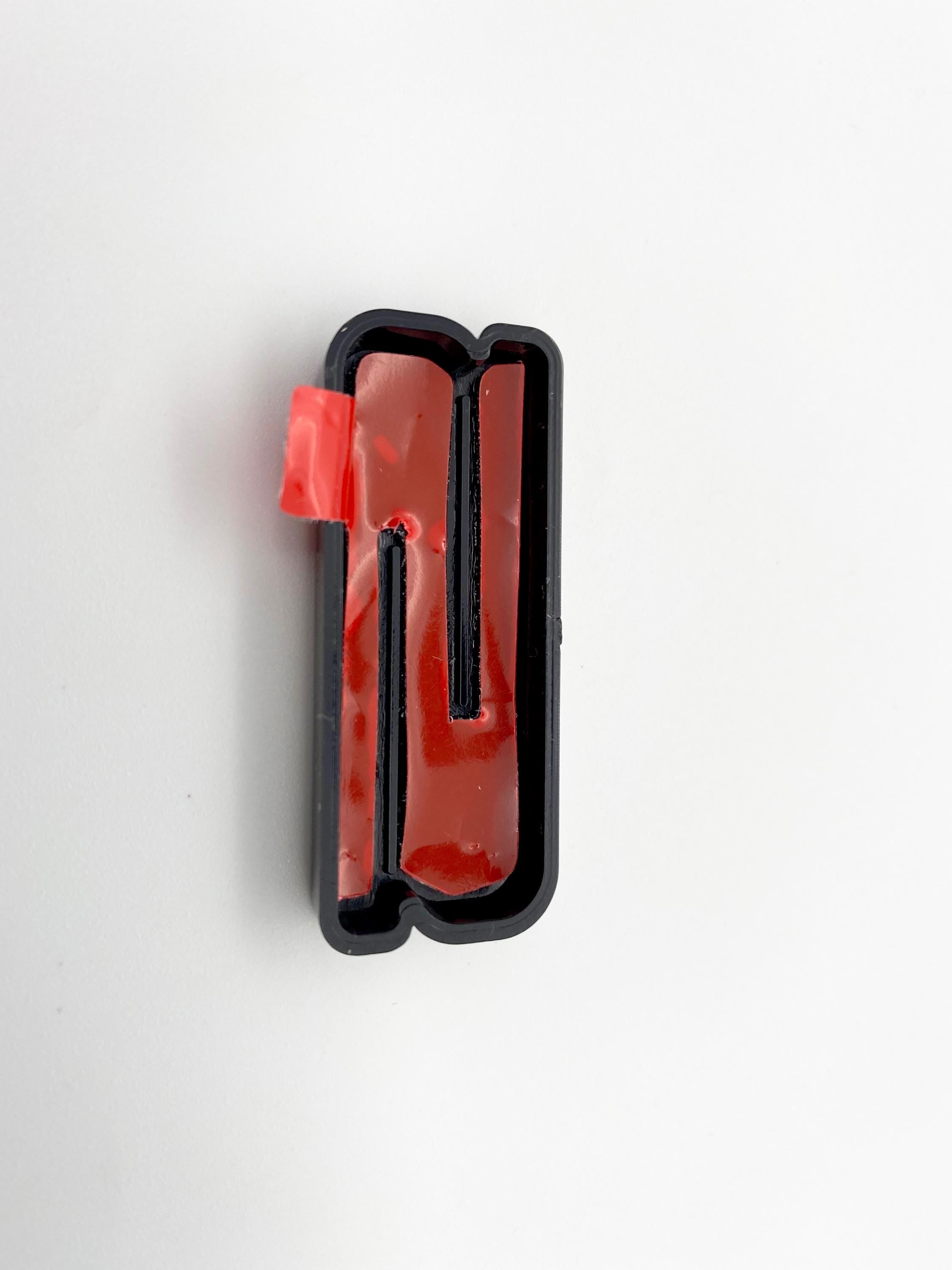 Front Grille & Rear Emblem Fully Overlay Set  Blackout Overlay Pack Fits Bronco SPORT 2021 2022 2023 2024 2025