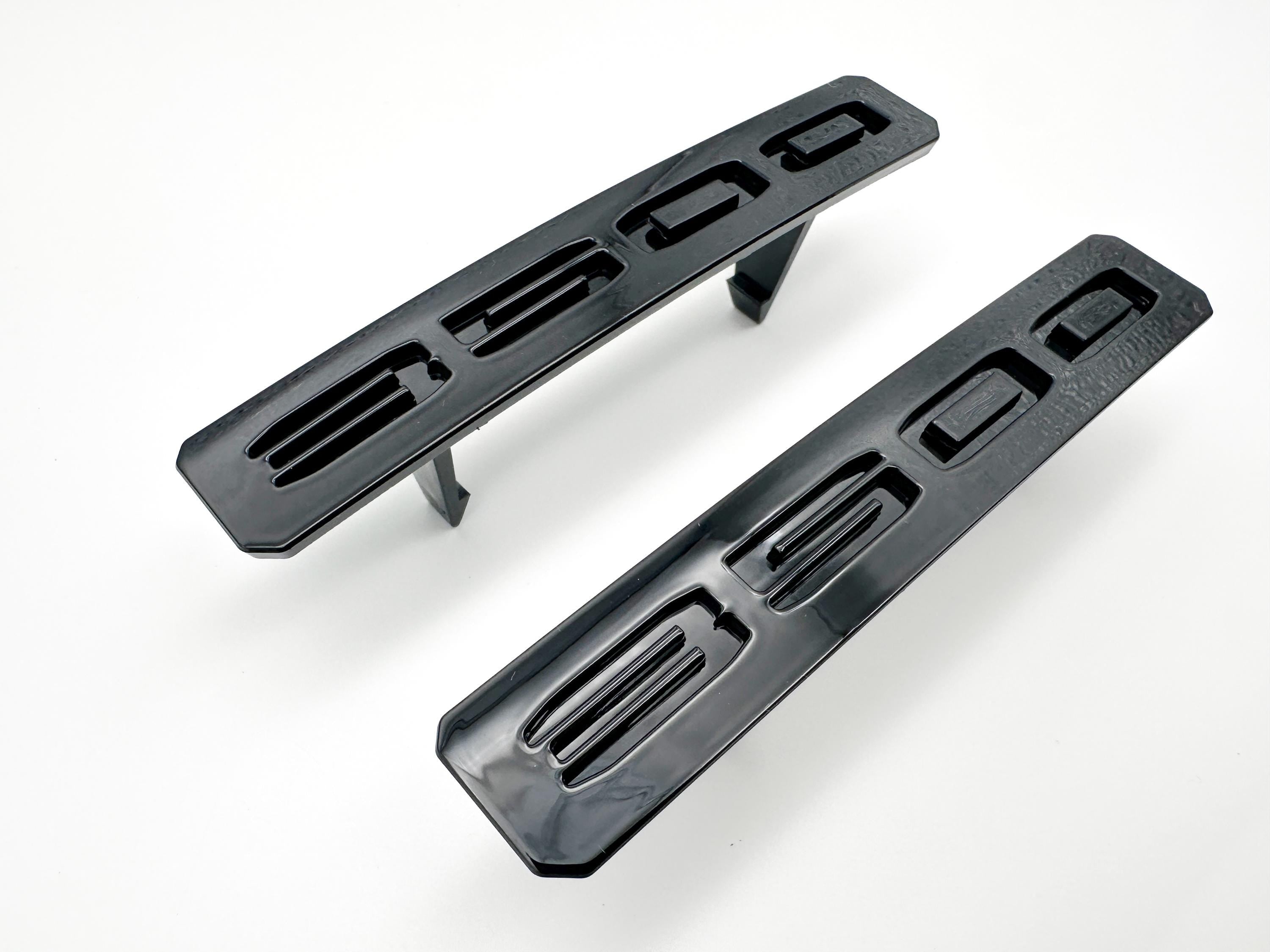 Gloss Black Front Bumper Fascia Fender 3500HD Emblems - Replacement for 2024+ GMC Sierra 3500HD