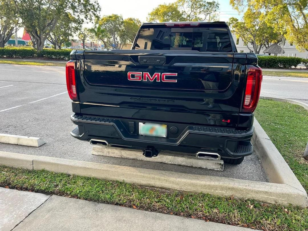 Doors Tailgate Gloss Black Emblem Overlay 2019-2025 GMC Sierra 1500  Elevation