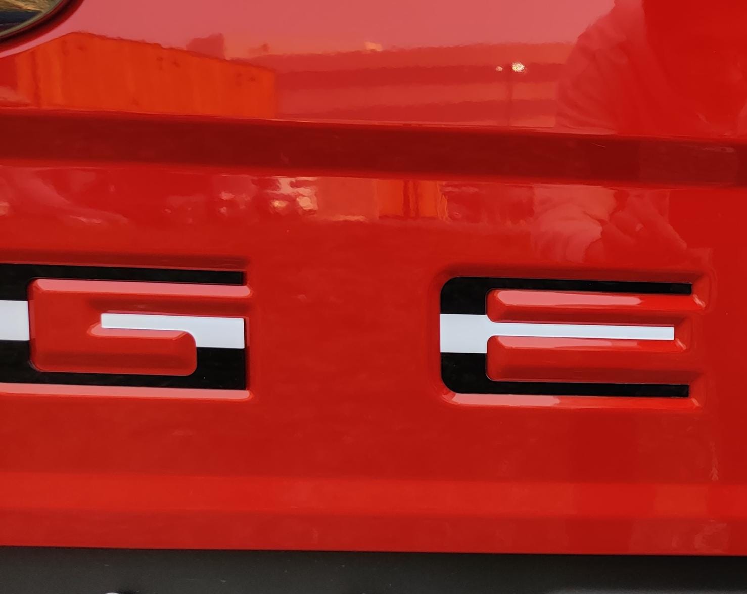 Black Flag Raised Tailgate Insert Letters Tailgate Letters Insert Plastic ABS Badge Fits 2019-2026 Ford Ranger Tailgate