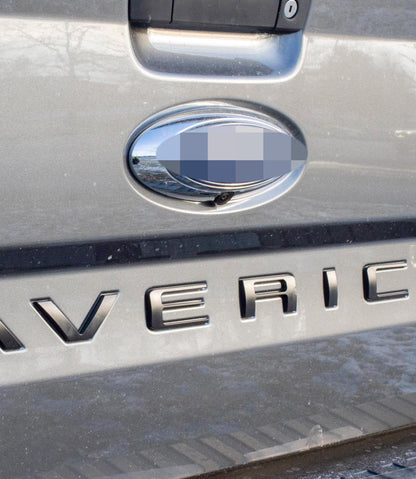 Matte Black 0.3in Raised Badges Fits 2022-2025 Ford Maverick Tailgate Letters ABS Plastic Insert Decals - Durable Raised Badge Kit