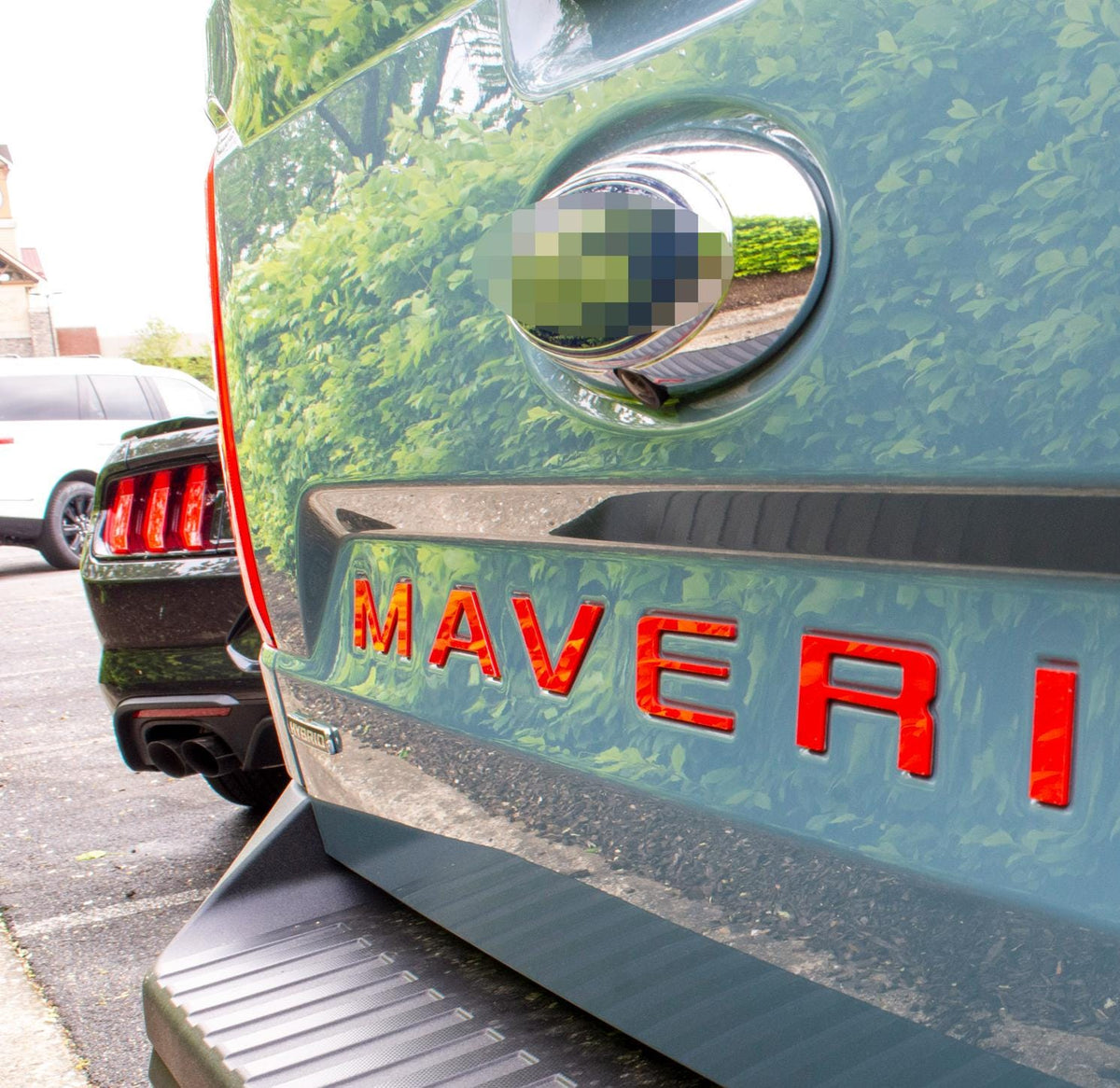 Raised Badges Fits 2022-2025 Ford Maverick Tailgate Letters ABS Plastic Insert Decals - Durable Raised Badge Kit