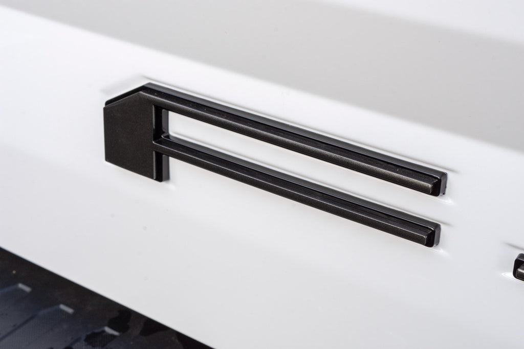 Gray on Black Raised Tailgate Insert Letters Tailgate Letters Insert Plastic ABS Badge Fits 2018-2020 Ford F-150 F150 Tailgate