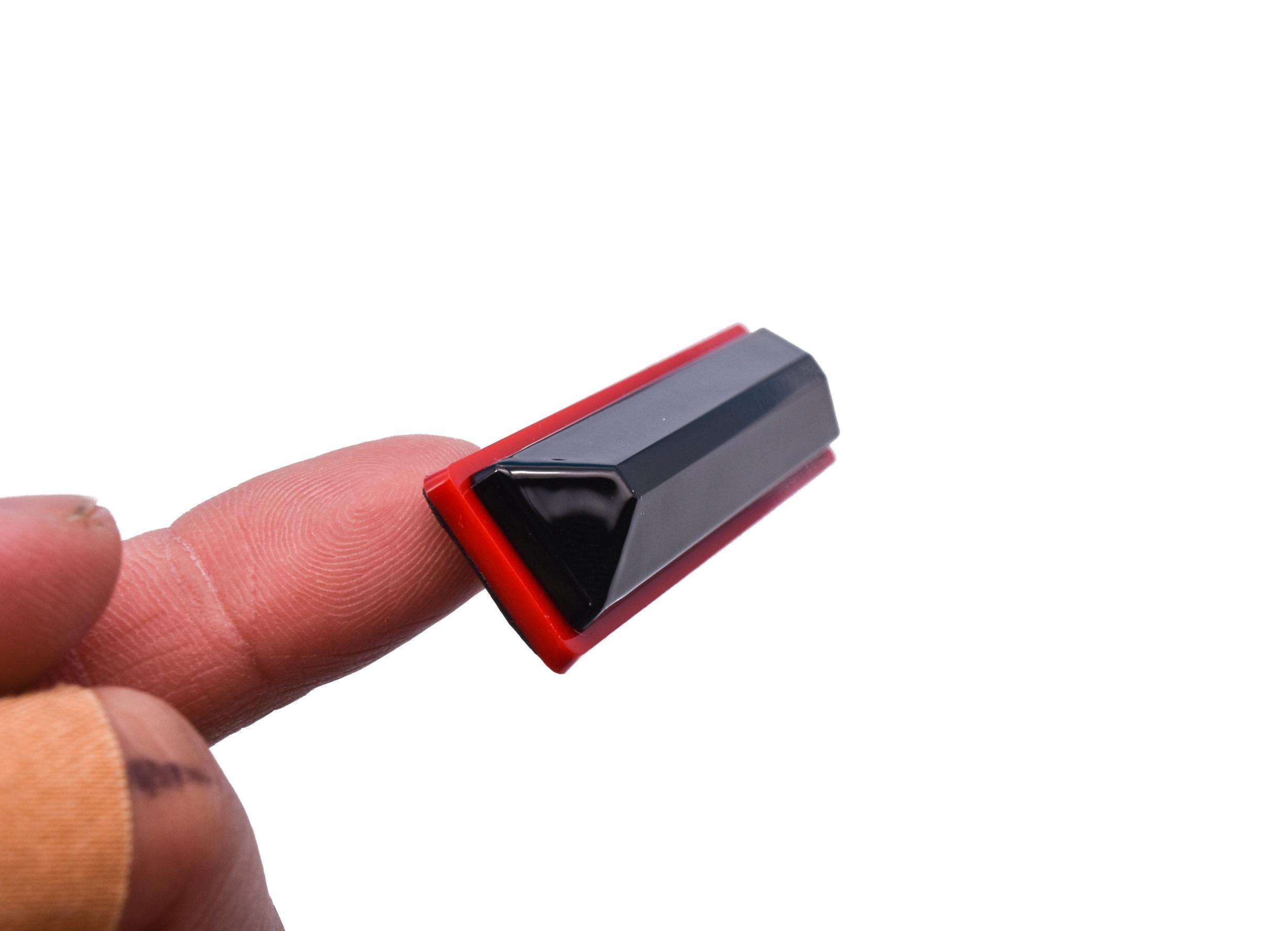 Black on Red Raised Tailgate Insert Letters Tailgate Letters Insert Plastic ABS Badge Fits 2021-2025 Ford F-150 F150 Tailgate/ Pro tailgate