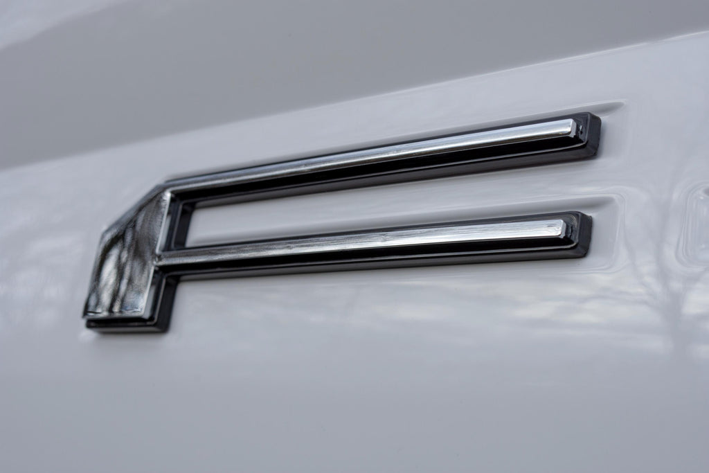 Chrome on Black Raised Tailgate Insert Letters Tailgate Letters Insert Plastic ABS Badge Fits 2018-2020 Ford F-150 F150 Tailgate