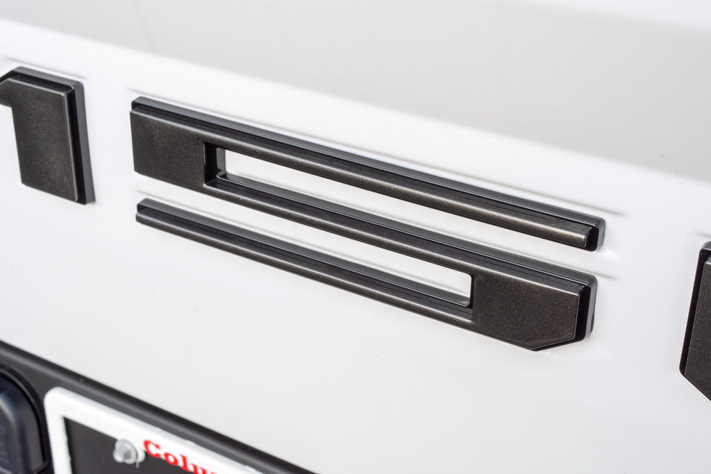 Gray on Black Raised Tailgate Insert Letters Tailgate Letters Insert Plastic ABS Badge Fits 2018-2020 Ford F-150 F150 Tailgate