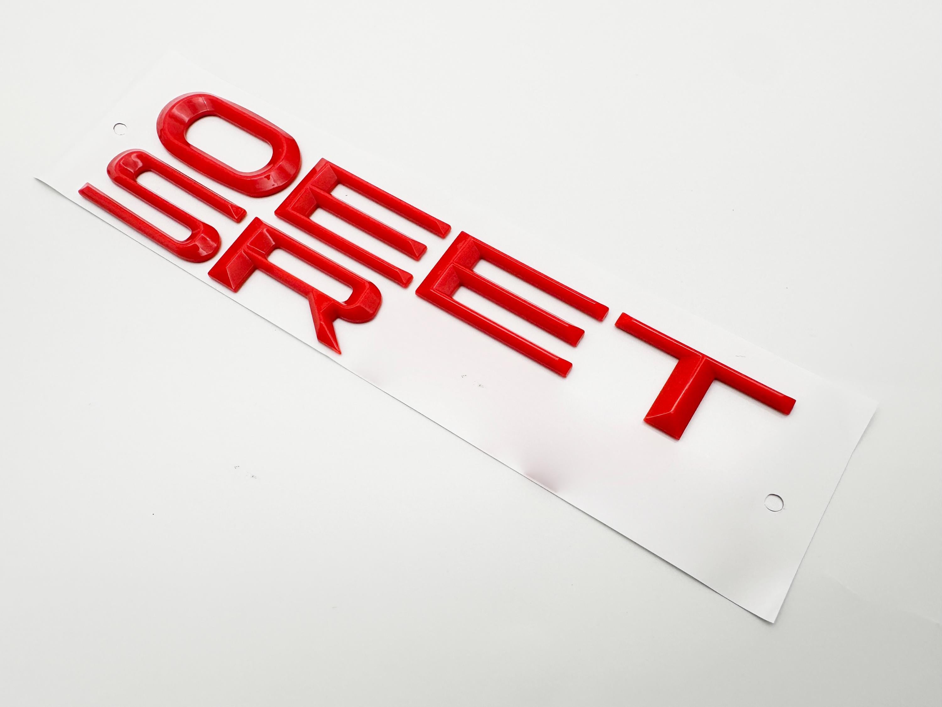 Premium design ABS Plastic Rear Tailgate Liftgate Hatch Letter Inserts compatible with 2025 and up Subaru Forester- Not Thin Vinyl Decals