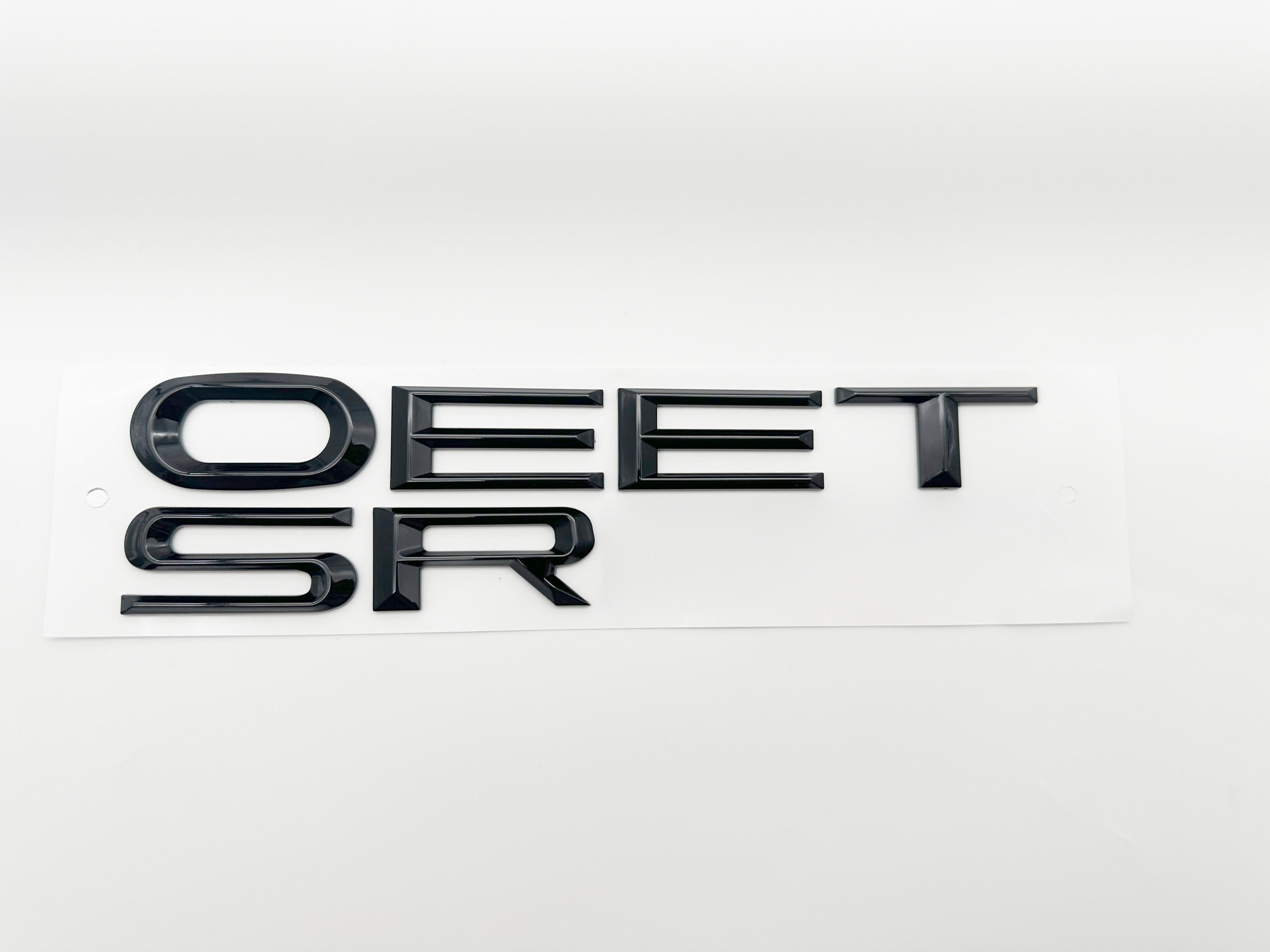 Premium design ABS Plastic Rear Tailgate Liftgate Hatch Letter Inserts compatible with 2025 and up Subaru Forester- Not Thin Vinyl Decals