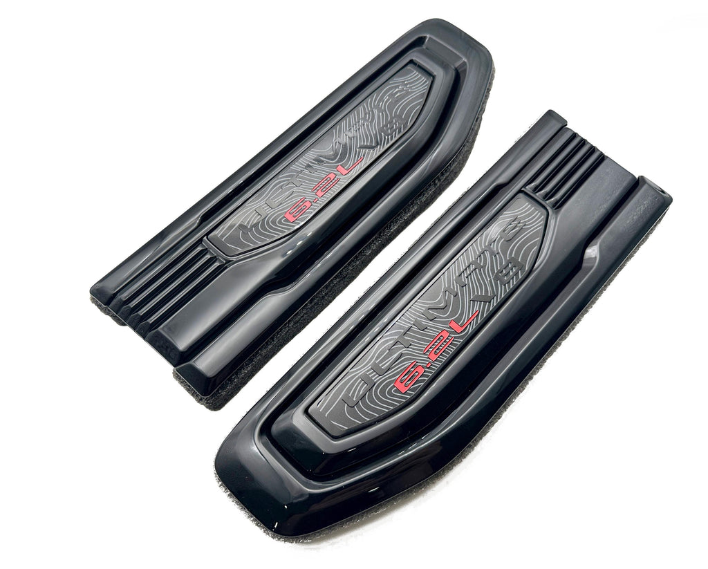 Black emblem Fit For 19-24 GMC Sierra 1500 5.3L V8 6.2L V8 Duramax Fender Vent Emblem Kit Black 86532094