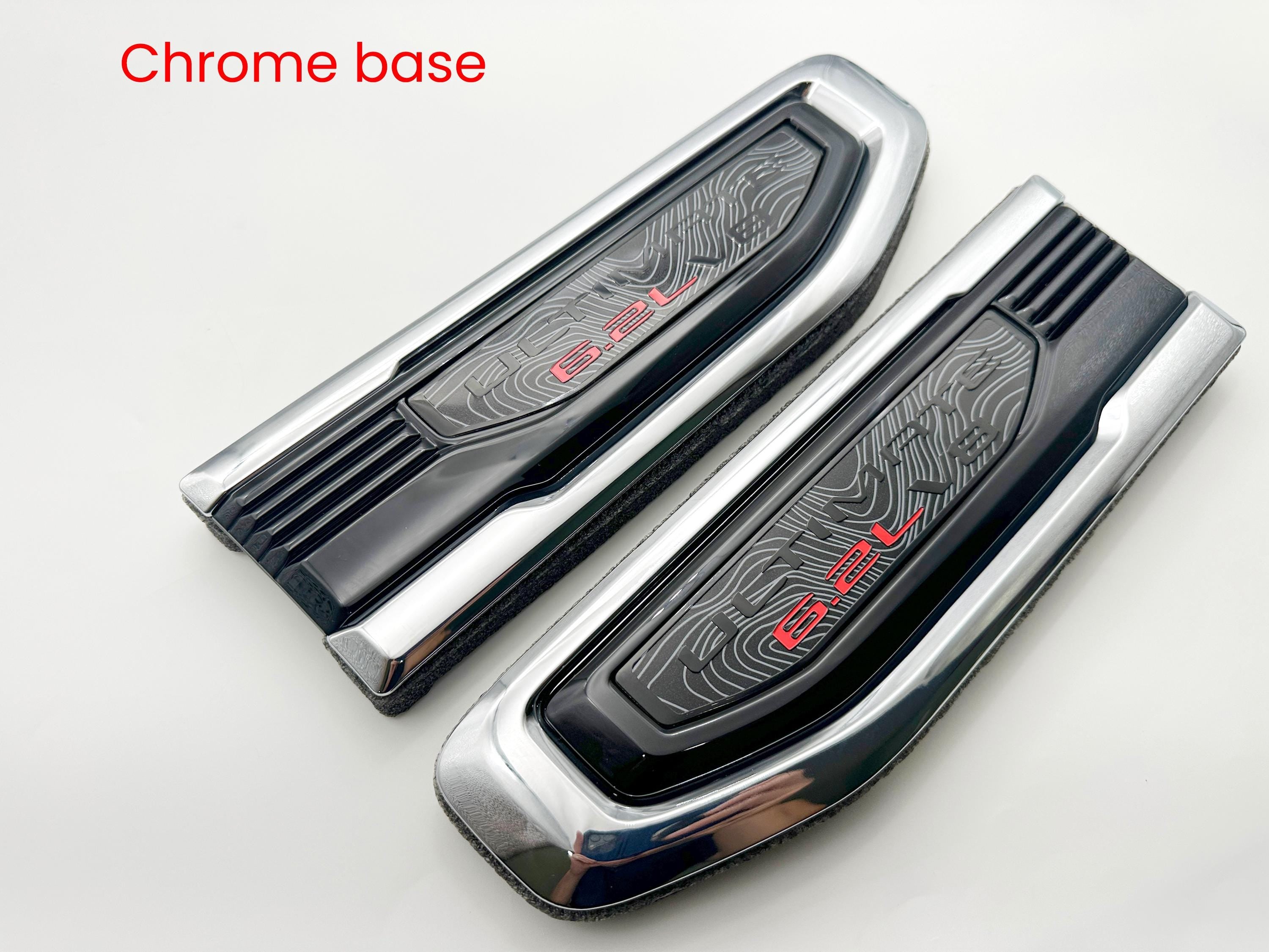 Black emblem Fit For 19-25 GMC Sierra 1500 6.2L V8 Ultimate Fender Vent Emblem Kit Black 86532094