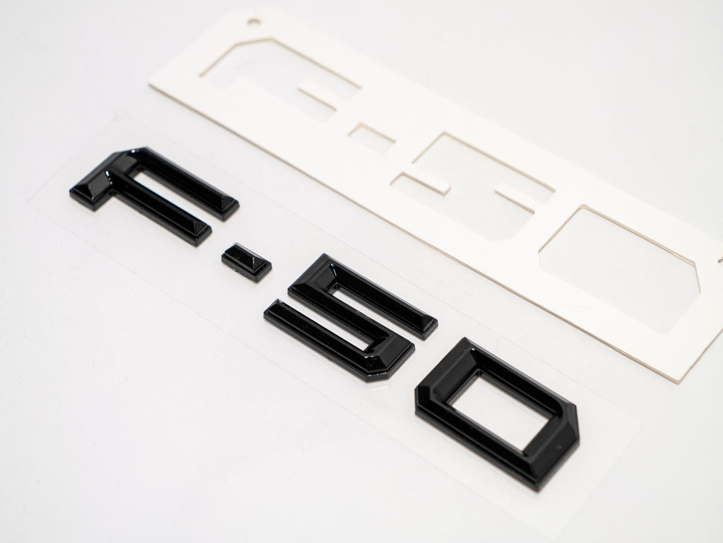 F-50 Tailgate Fender Emblem Decal for Ford Maverick 2021–2025 – 3D Dual Layer Letters