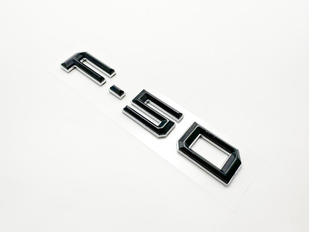 F-50 Tailgate Fender Emblem Decal for Ford Maverick 2021–2025 – 3D Dual Layer Letters