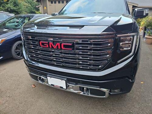 4Pcs Gloss Black Overlay Emblems Kit 2021-2025 Yukon SLT Letters Emblem 3D Door Rear Nameplate