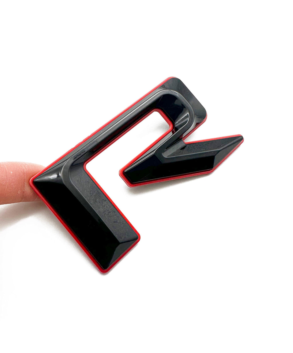 Double-layer Black with red 3D Raised Coated Tailgate Letter Inserts Decals Fit With Chevrolet Colorado 2023 -2025  Model